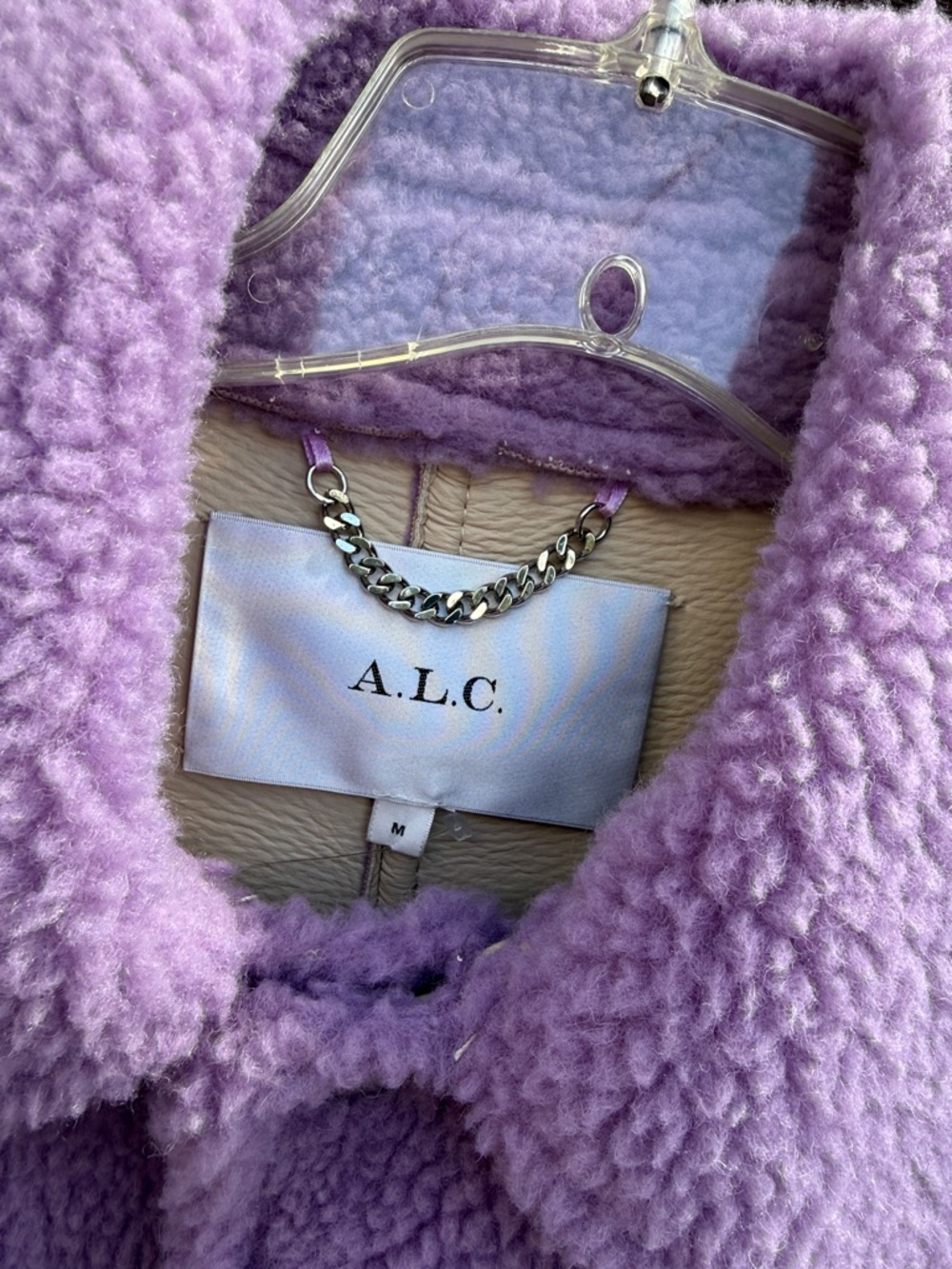A.l.c. Faux fur coat wool blend - Picture 7 of 7